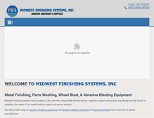 Tablet Screenshot of midwestfinishingsystems.com
